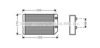 AVA QUALITY COOLING OL6314 Heat Exchanger, interior heating